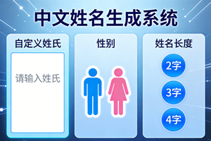 名字随机生成功能界面